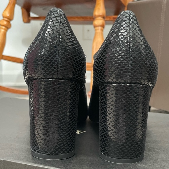 $228 msrp new in box J. Crew Maisie mary Jane in snake embossed leather 10.5 - Picture 3 of 5